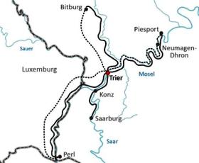 Sterntour Trier - Karte